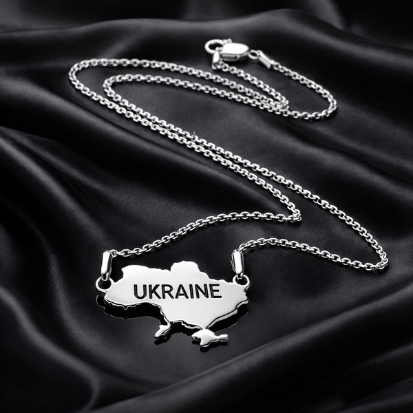 Срібне кольє Україна